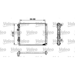 Radiateur, refroidissement moteur VALEO 730956
