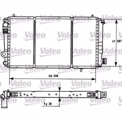 Radiateur de moteur - VALEO - 731173 - RAD MOT CITROEN C15