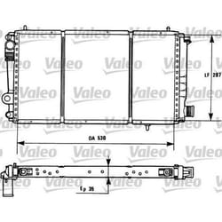 Radiateur de moteur - VALEO - 731173 - RAD MOT CITROEN C15