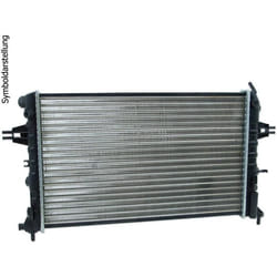 Radiateur de moteur - VALEO - 731378 - RAD MOT RENAULT Clio II Megane I