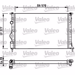 Radiateur, refroidissement moteur VALEO 731379
