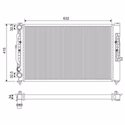 Radiateur, refroidissement moteur VALEO 731537
