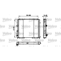 Radiateur, refroidissement moteur VALEO 732072
