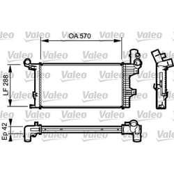 Radiateur, refroidissement moteur VALEO 732303
