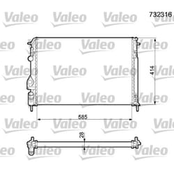 Radiateur, refroidissement moteur VALEO 732316