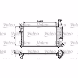 Radiateur, refroidissement moteur VALEO 732563