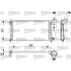 Radiateur, refroidissement moteur VALEO 732578