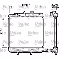 Radiateur, refroidissement moteur VALEO 732726