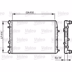 Radiateur, refroidissement moteur VALEO 732864