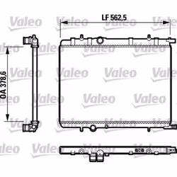 Radiateur de moteur - VALEO - 732892 - RAD MOT PSA Berlingo C4 307 Partner