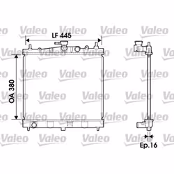 Radiateur, refroidissement moteur VALEO 734246