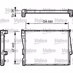 Radiateur, refroidissement moteur VALEO 734276