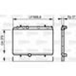 Radiateur de moteur - VALEO - 734338 - RAD MOT PSA C4 C5 DS5 308 3008 5008