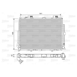 Radiateur, refroidissement moteur VALEO 734796