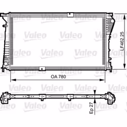 Radiateur, refroidissement moteur VALEO 734931