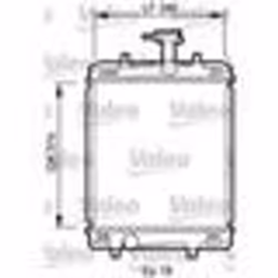 Radiateur de moteur - VALEO - 735072 - RAD MOT PSA C1 107 108 / TOYOTA Aygo