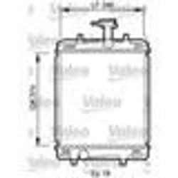 Radiateur de moteur - VALEO - 735072 - RAD MOT PSA C1 107 108 / TOYOTA Aygo