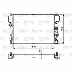Radiateur, refroidissement moteur VALEO 735299