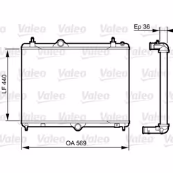 Radiateur, refroidissement moteur VALEO 735371