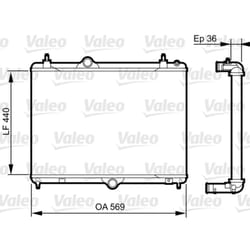 Radiateur, refroidissement moteur VALEO 735371