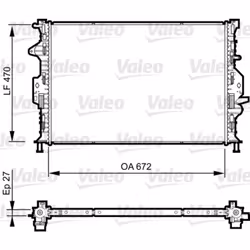 Radiateur, refroidissement moteur VALEO 735374