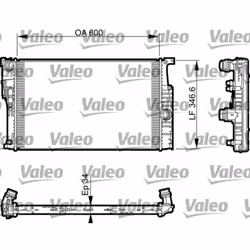 Radiateur, refroidissement moteur VALEO 735456