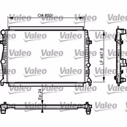 Radiateur, refroidissement moteur VALEO 735556