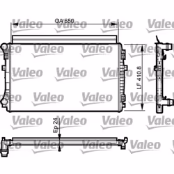 Radiateur, refroidissement moteur VALEO 735558