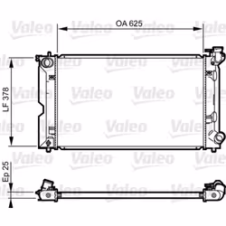 Radiateur, refroidissement moteur VALEO 735567