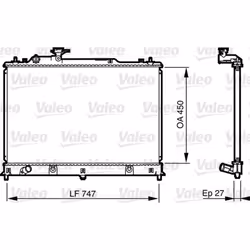 Radiateur, refroidissement moteur VALEO 735577
