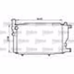 Radiateur de moteur - VALEO - 810892 - RAD MOT PEUGEOT 205 I & II