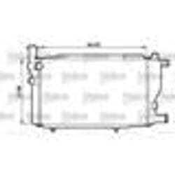 Radiateur de moteur - VALEO - 810892 - RAD MOT PEUGEOT 205 I & II