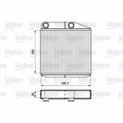 Radiateur de chauffage Fiat punto III / Opel corsa e - VALEO - 811502