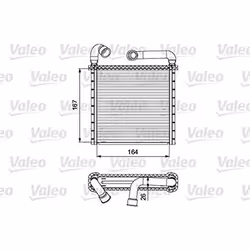 Radiateur de chauffage Volkswagen golf 7 - VALEO - 811506