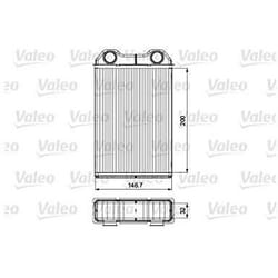 Radiateur de chauffage mini r50-r53 - VALEO - 811533