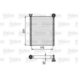 Radiateur de chauffage Citroen C4 II / ds ds4 - VALEO - 811534