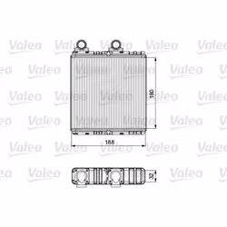 Échangeur de chaleur, chauffage habitacle VALEO 811554