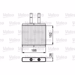 Échangeur de chaleur, chauffage habitacle VALEO 812442