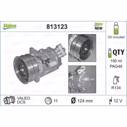 Compresseur de climatisation VALEO 813123