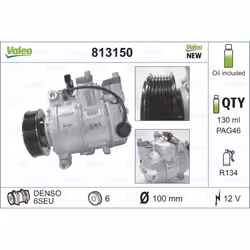 Compresseur de climatisation VALEO 813150 - Vue supplémentaire 5