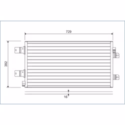Condenseur, climatisation VALEO 814003