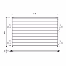 Condenseur, climatisation VALEO 814007