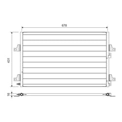 Condenseur, climatisation VALEO 814007