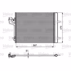 Condenseur, climatisation VALEO 814021