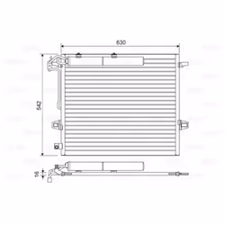 Condenseur, climatisation VALEO 814025