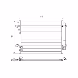 Condenseur, climatisation VALEO 814039