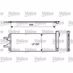 Condenseur de climatisation - VALEO - 814069 - COND PSA Jumper Boxer / FIAT Ducato