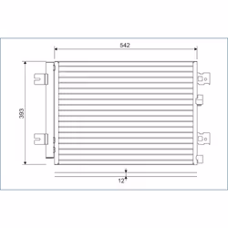 Condenseur, climatisation VALEO 814077