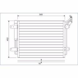Condenseur, climatisation VALEO 814091