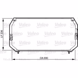 Condenseur, climatisation VALEO 814246
